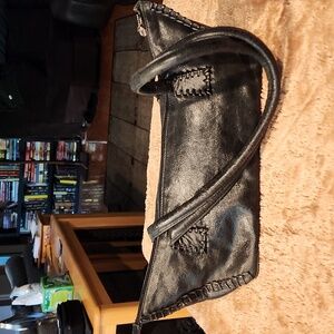 Vintage Rachel Lynn small Black Leather purse